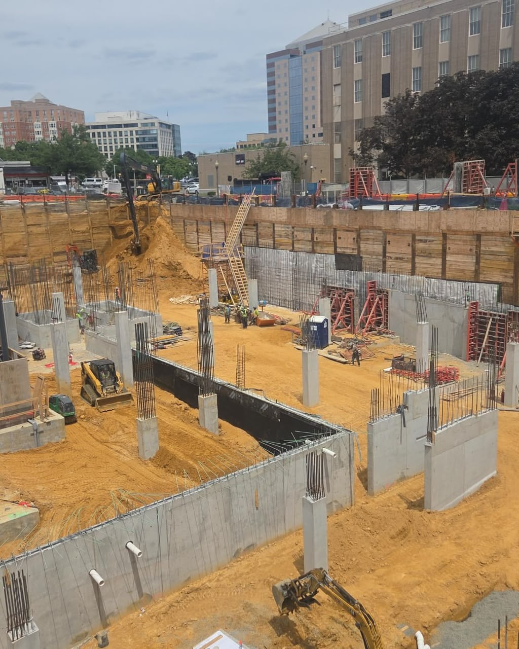 Construction project site